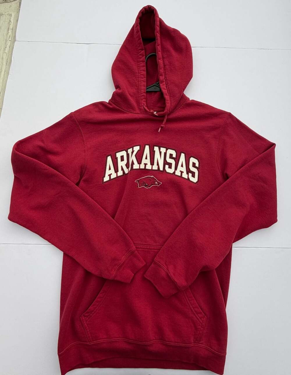 NCAA Arkansas Razorbacks Red Pullover Hoodie Sweatshirt Small